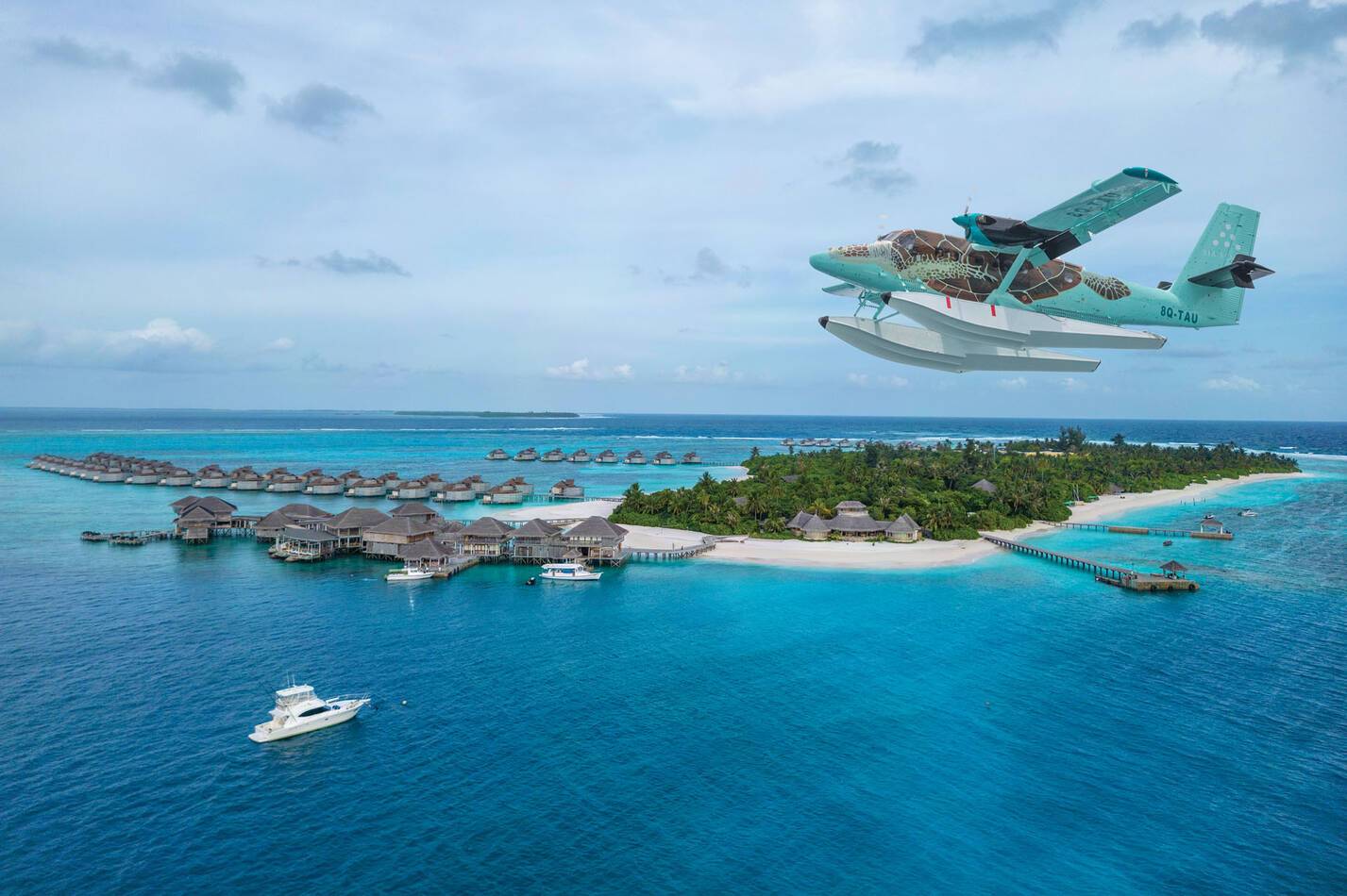 Six Senses  Laamu extérieur avion